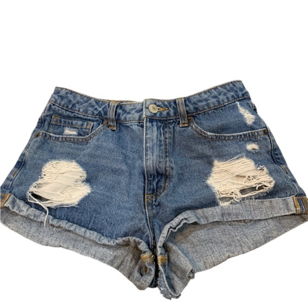 Forever 21 Jean Distressed Shorts Women’s Size 27